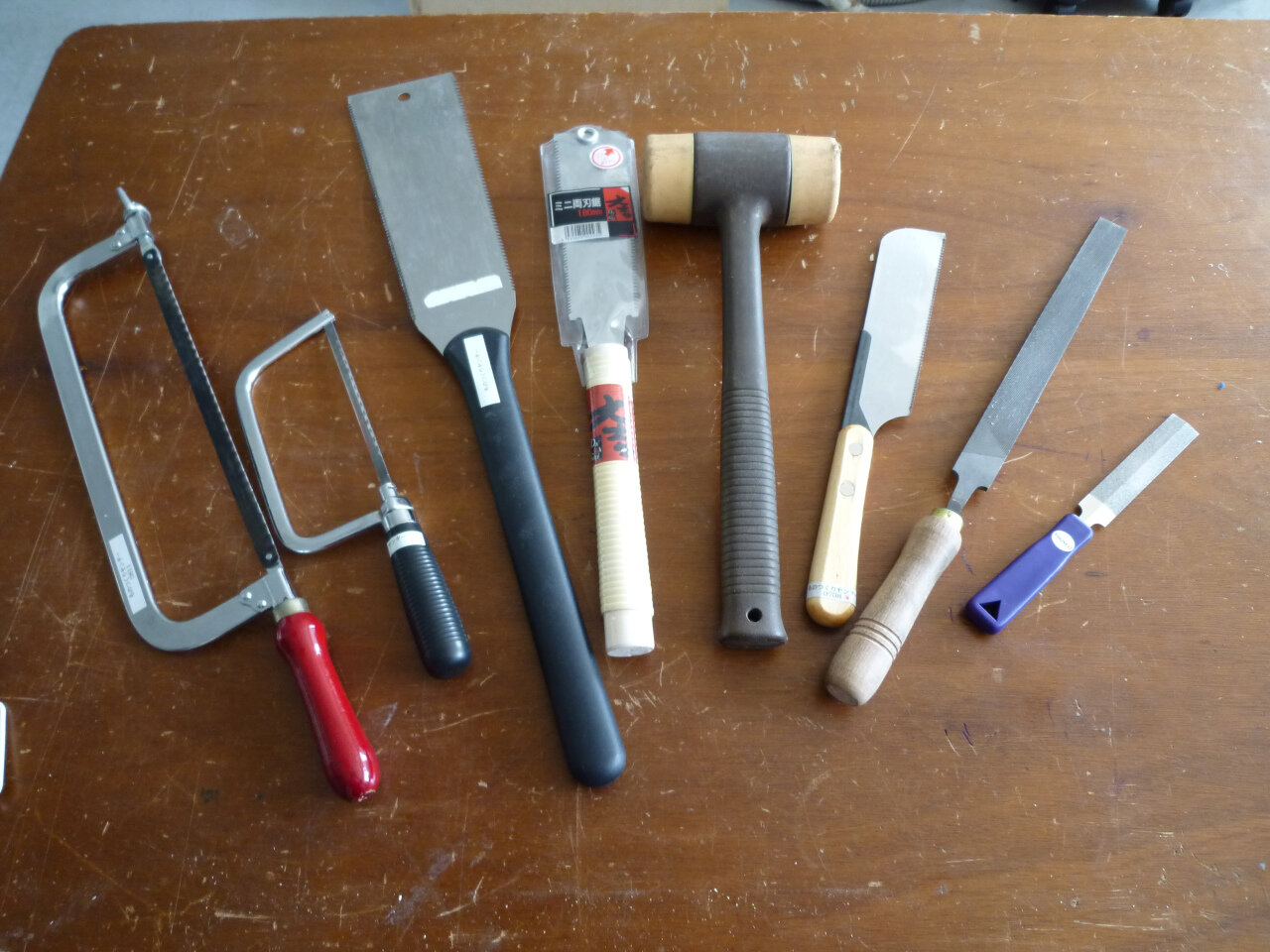 のこぎり・やすり・ハンマー <br>Hand saw・File・Hammer